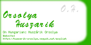 orsolya huszarik business card